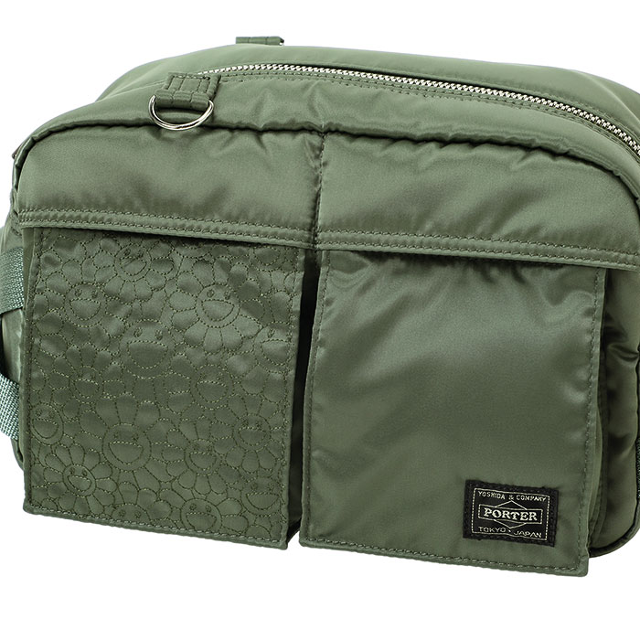 Takashi Murakami x PORTER 2Way Helmet Bag Sage Green