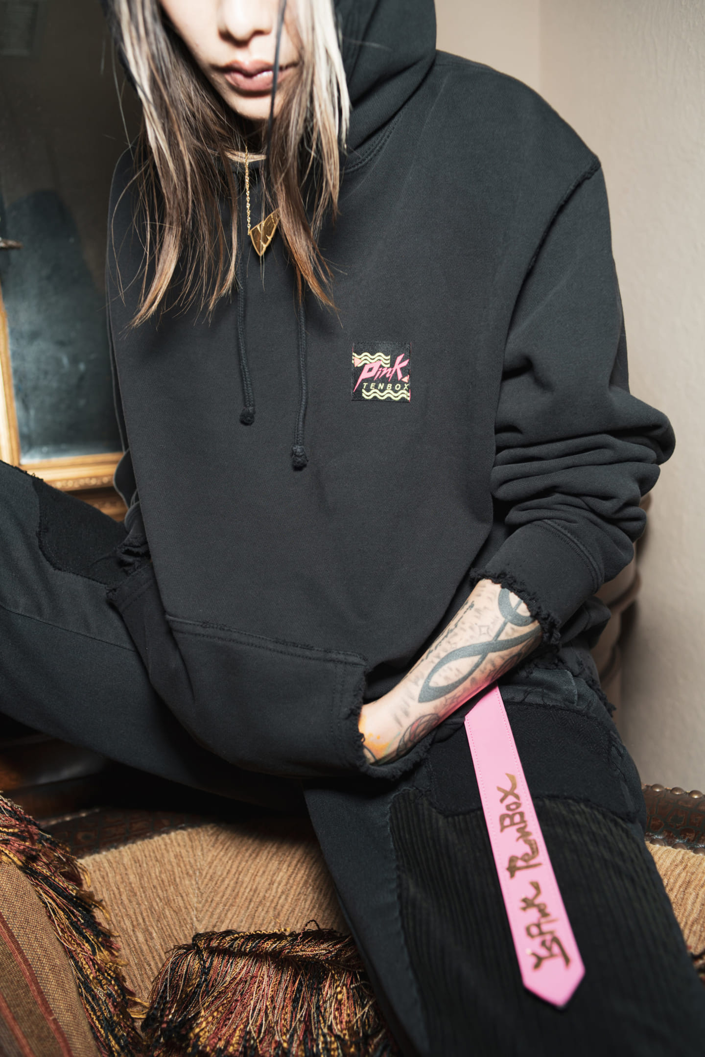 Y's PINK×TENBOXのAW19-20コラボコレクション ビジュアルにゆるふわ