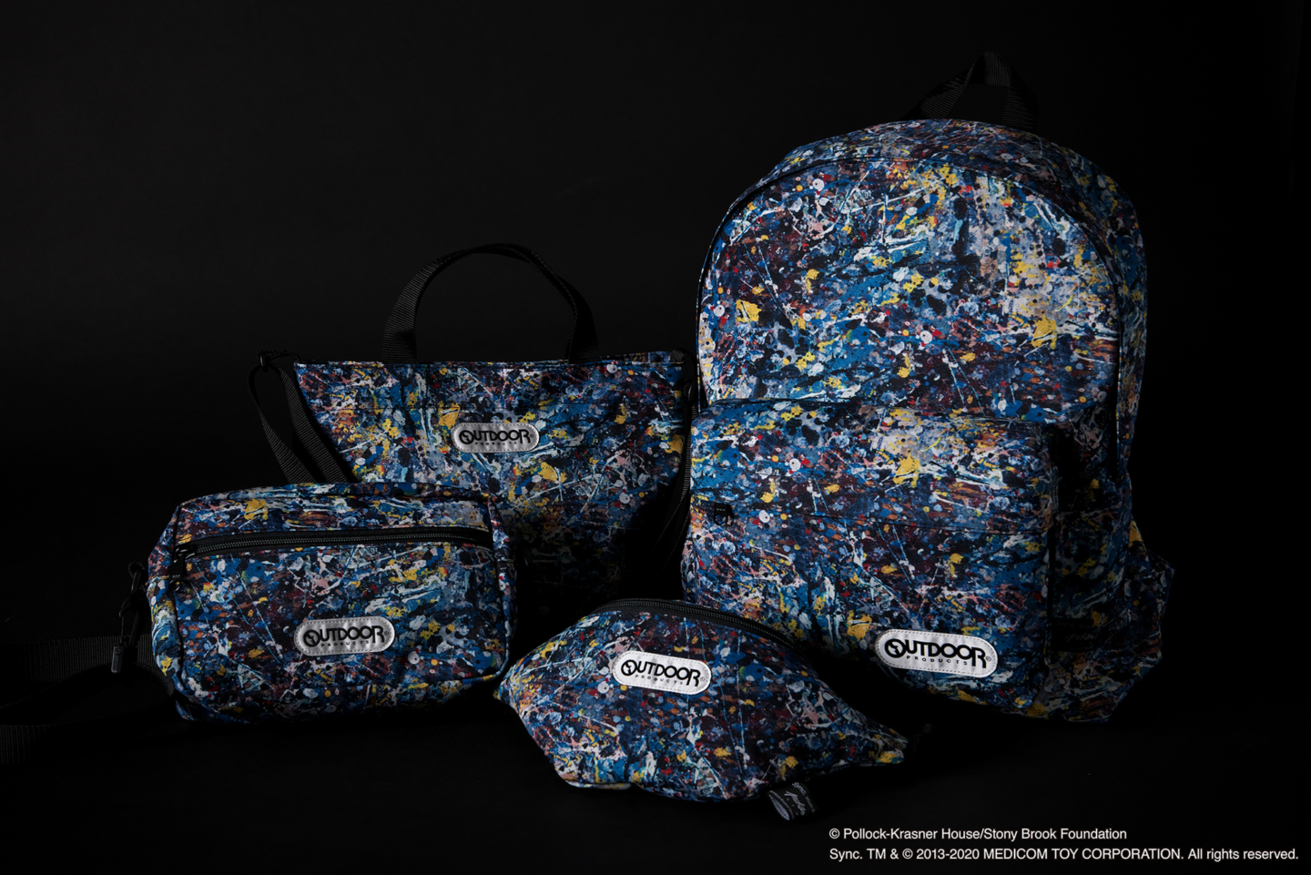 【未使用級品】PORTER× Jackson Pollock ミニポーチ Porter Classic（ポータークラシック）SHEEN NYLON NEWTON MINI