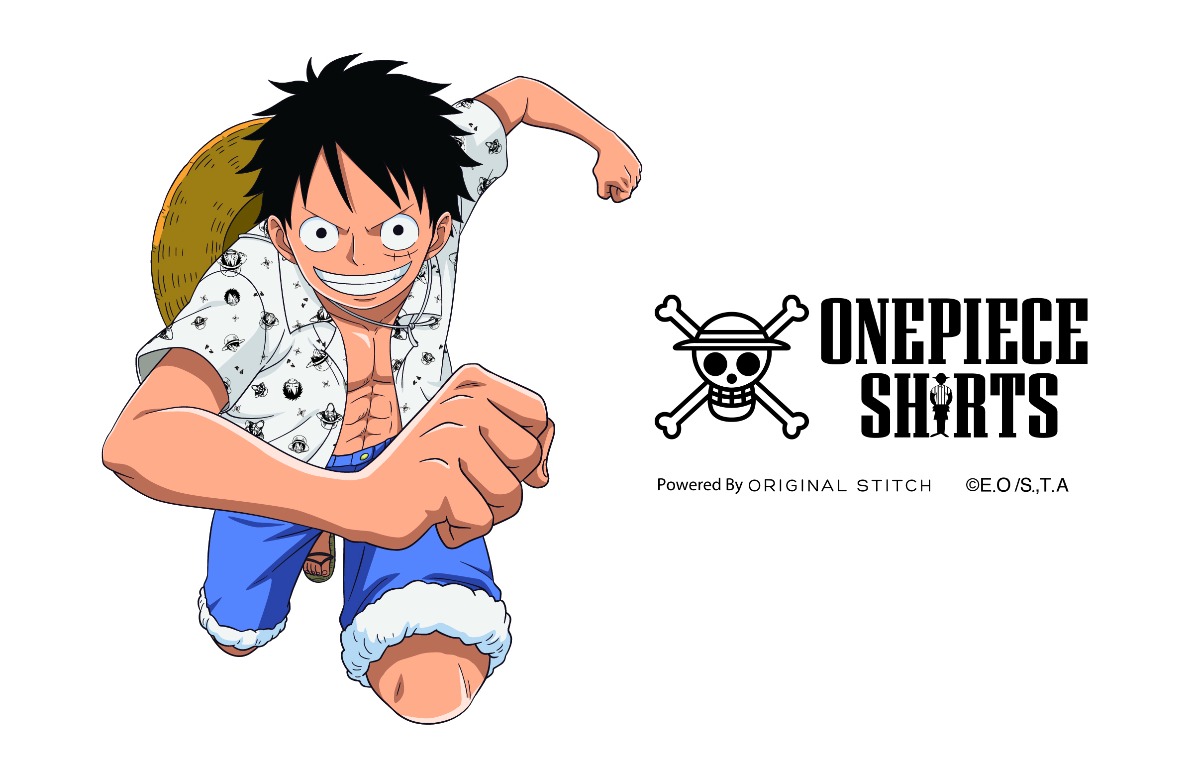 Original Stitchで、自分だけのONE PIECEコラボシャツが作れる