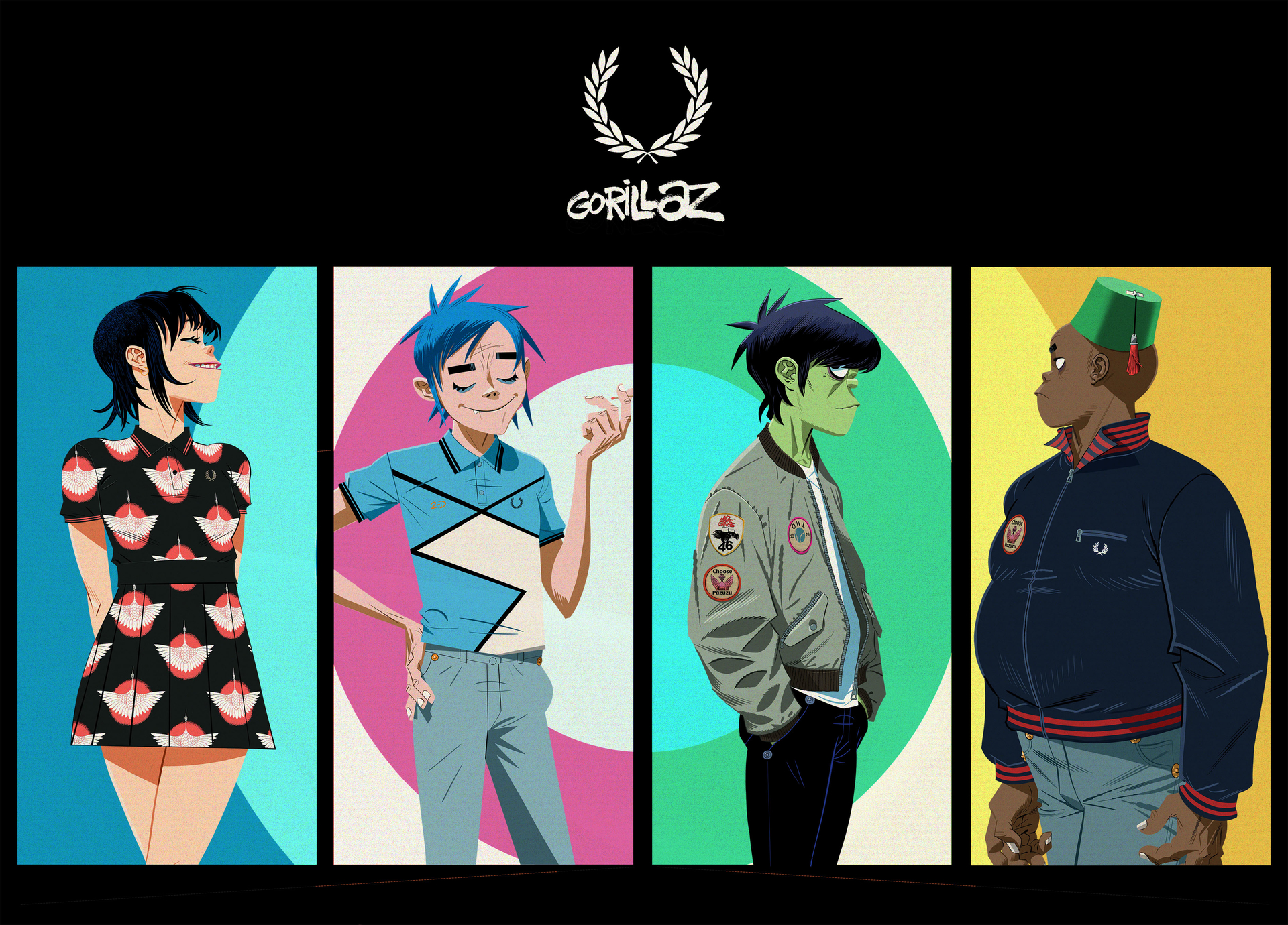 Fred Perry ×Gorillaz Collab ItemsEYESCREAM No.178 | EYESCREAM