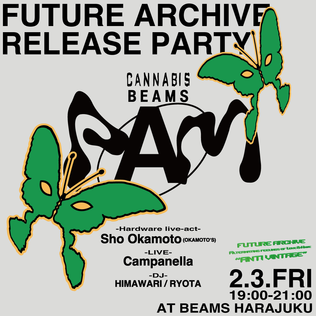 BEAMSが手掛けるFUTURE ARCHIVEからP.A.M.×CANNABISの別注