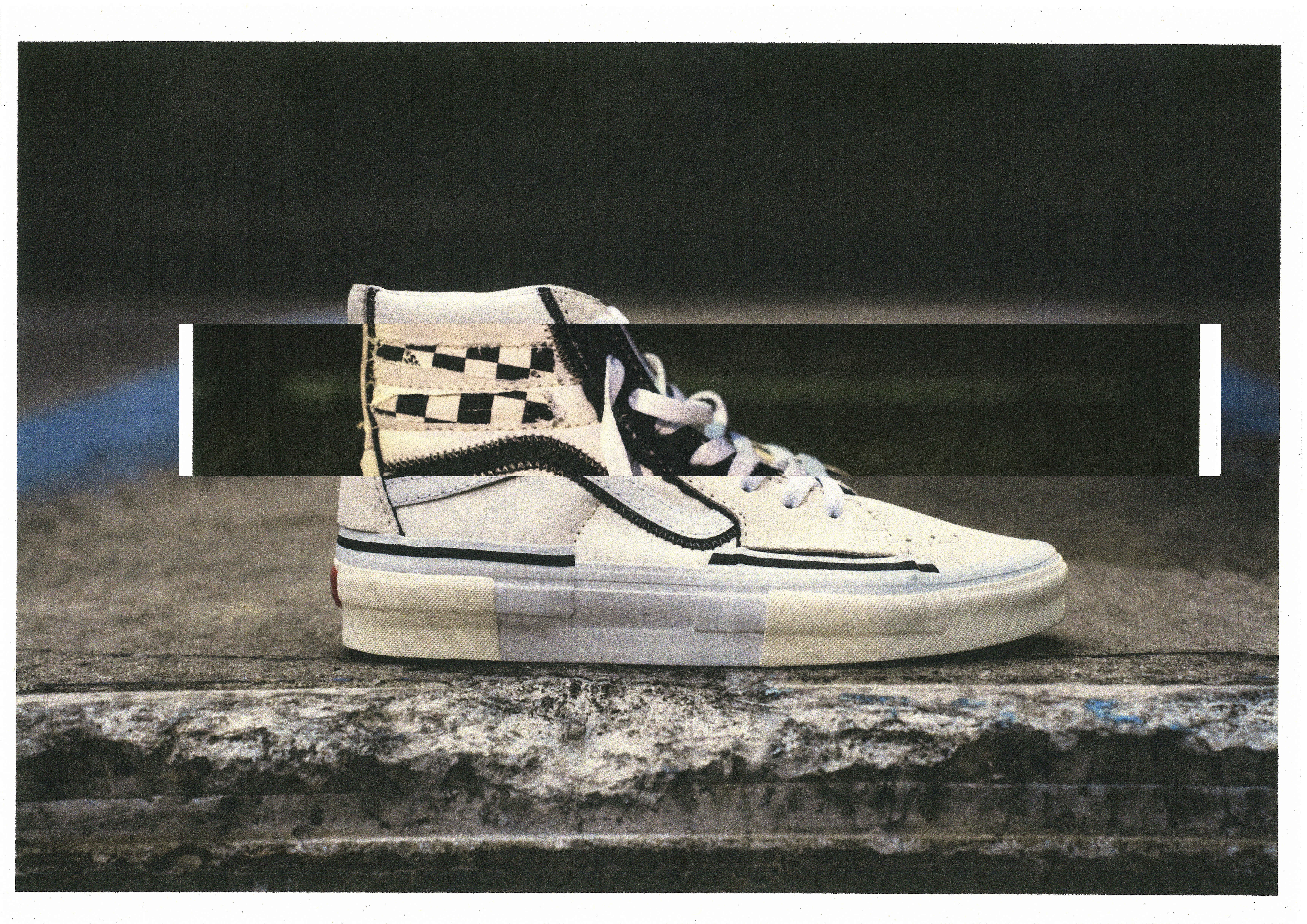 26.5cm vans cut and paste sk8 hi 再構築