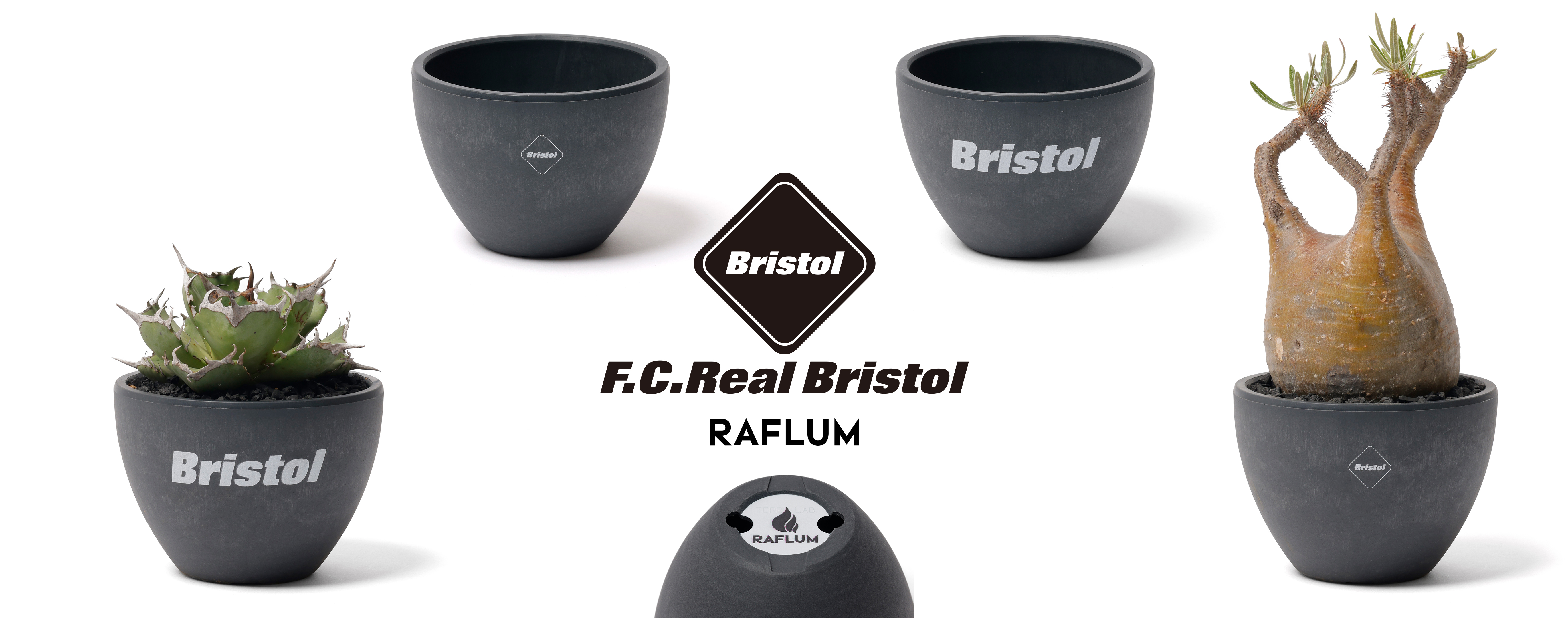 F.C.Real BristolがRAFLUMとの限定コラボ植木鉢を発売 | EYESCREAM