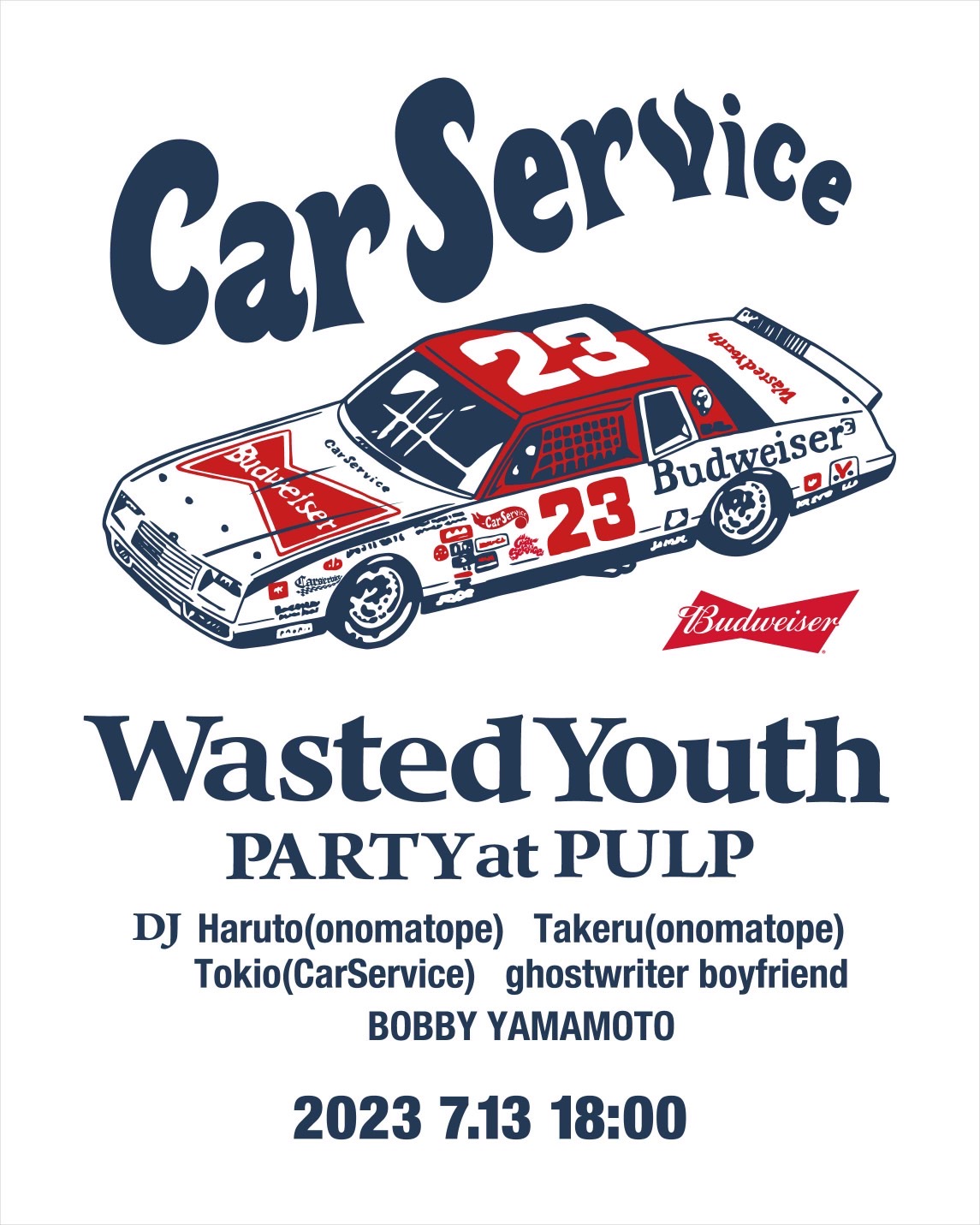 VERDY Budweiser コラボ ポスター wasted youth