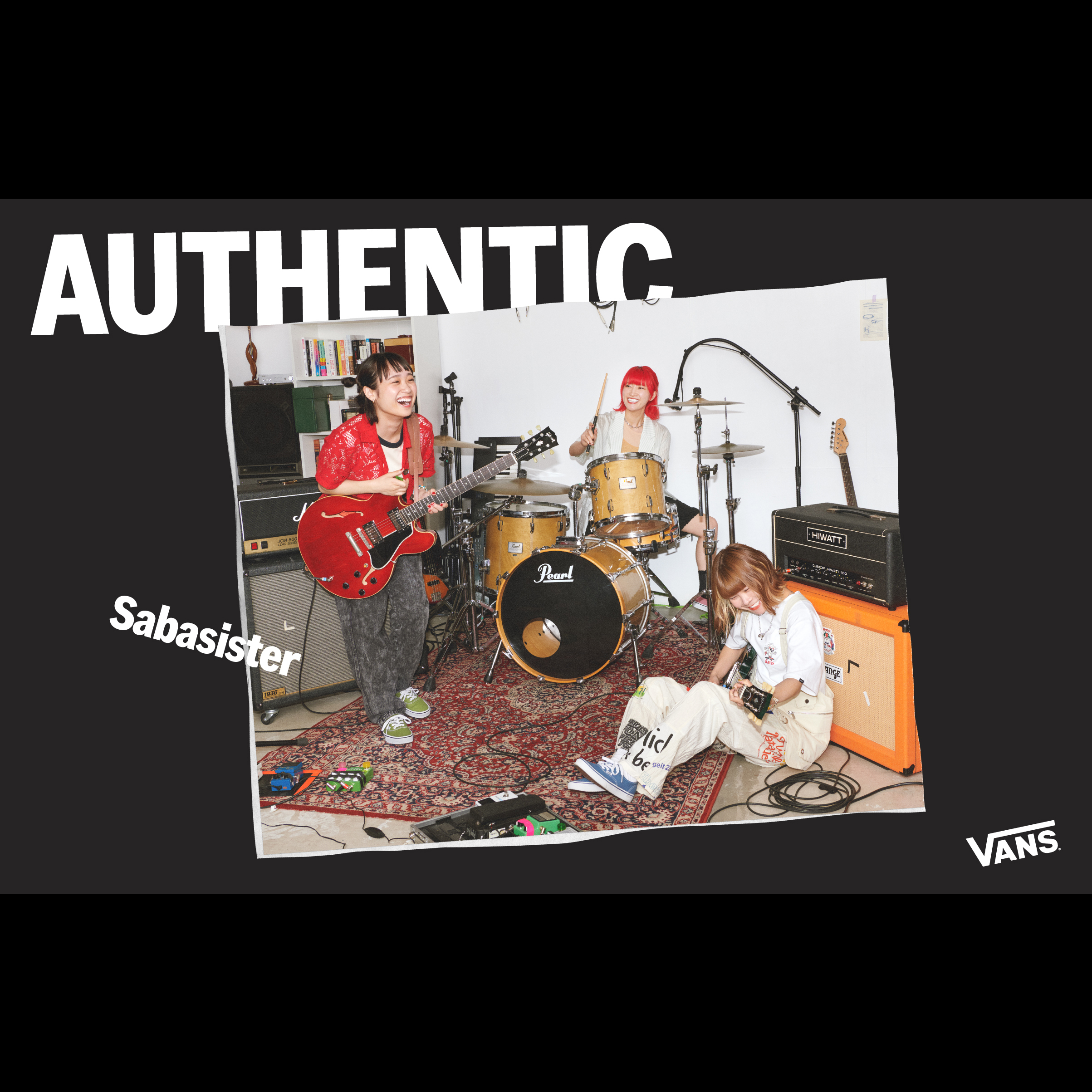 VANSの人気シューズAUTHENTICのサバシスターを起⽤した