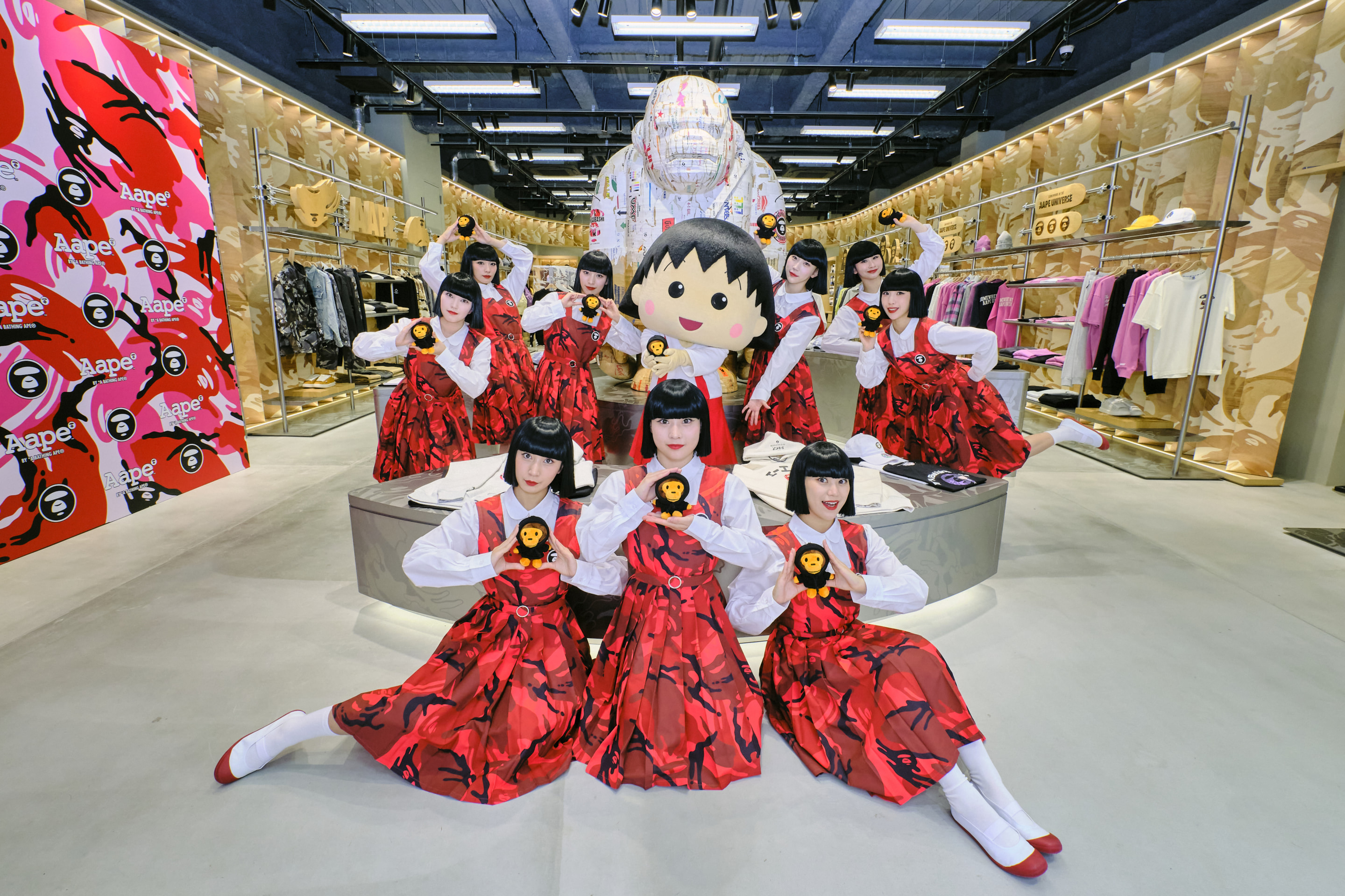 Report：AAPE STORE 心斎橋のミート＆グリートにちびまる子ちゃんとア