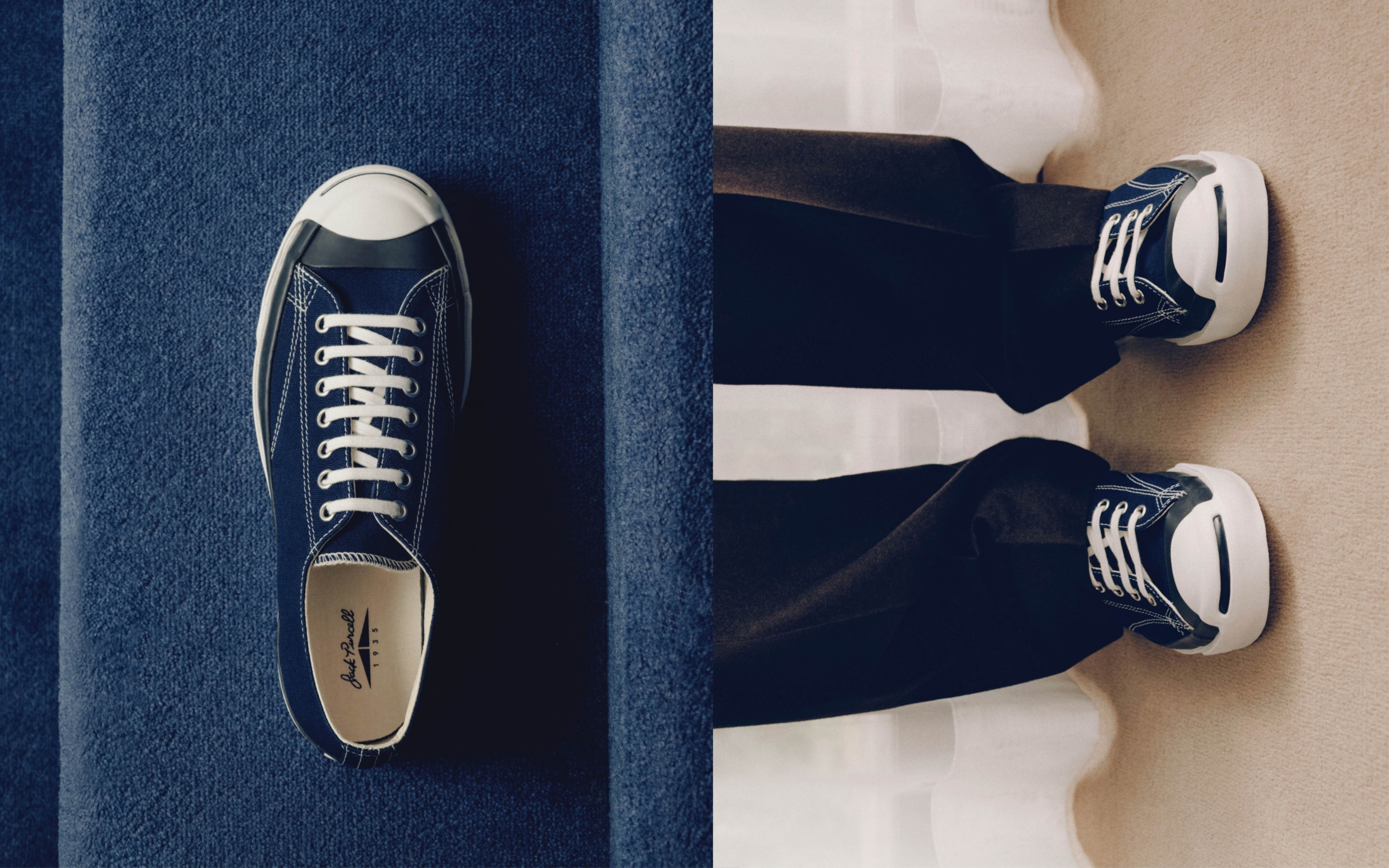 JACK PURCELL 1935」に、アーカイブ由来のネイビーが登場 | EYESCREAM