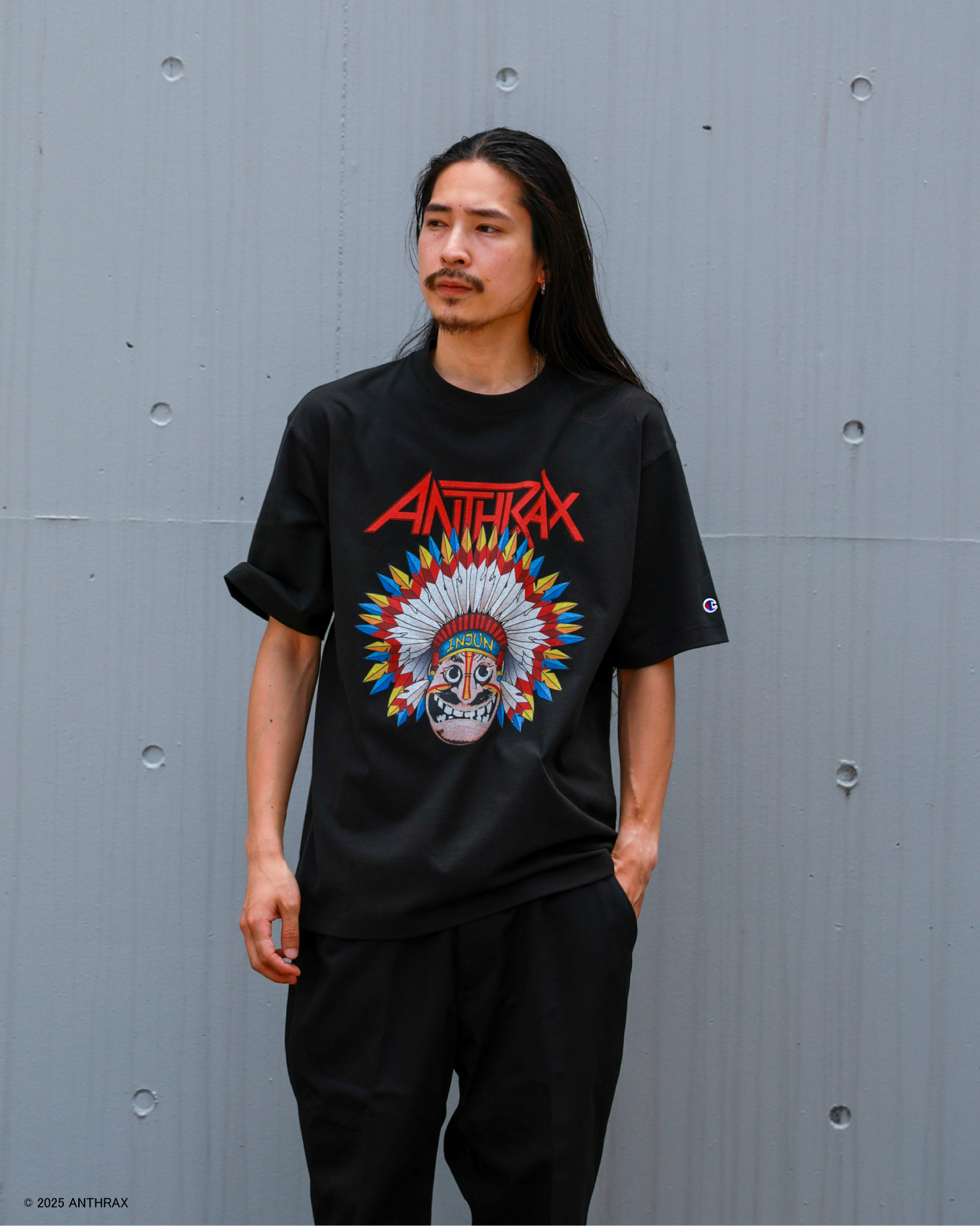 Championがスラッシュメタルの伝説的バンドANTHRAXの限定Tシャツ