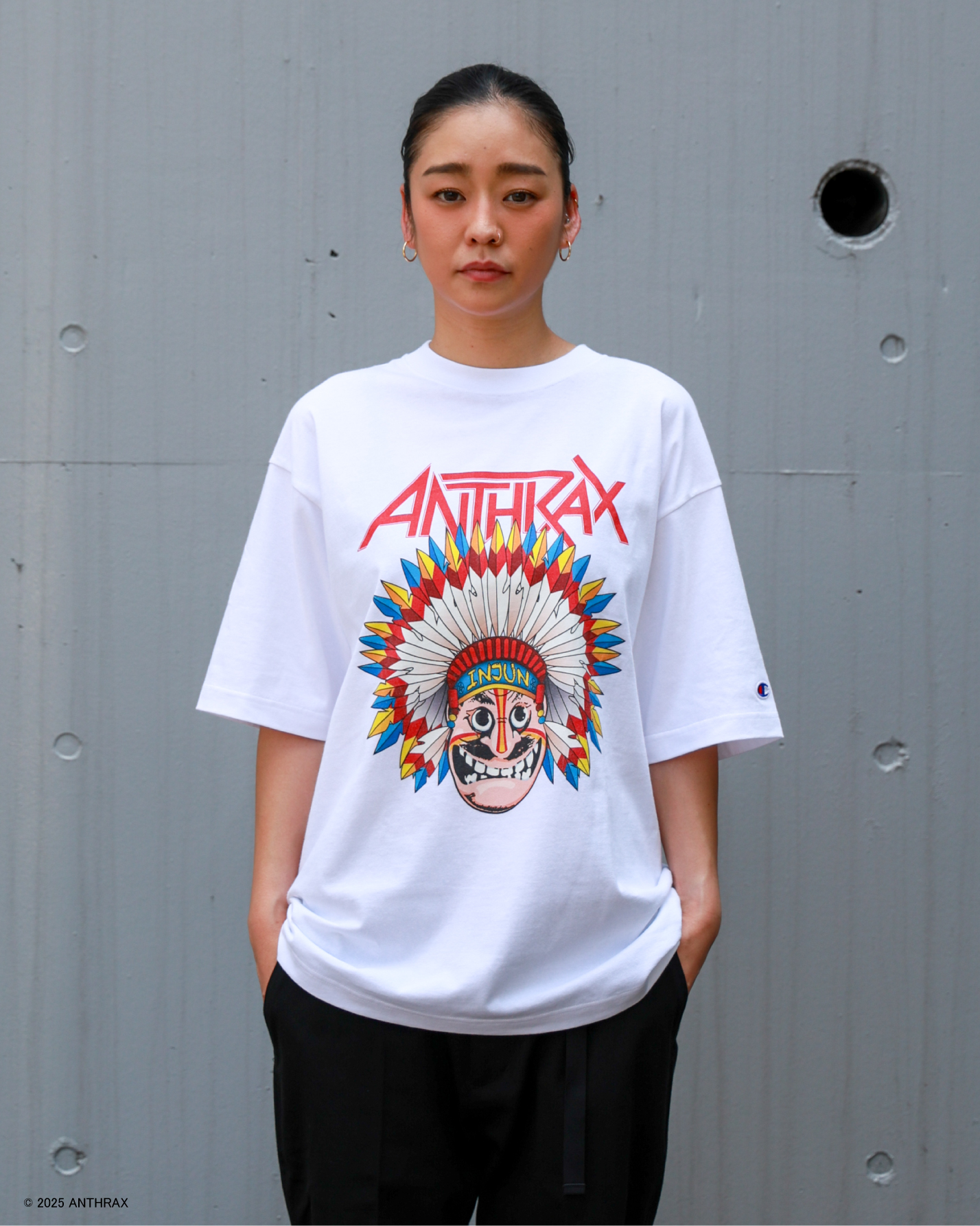 激激激レア！アンスラックス　バンドTシャツ ANTHRAX アンスラックス バンドTシャツ バンT メタル メンズL